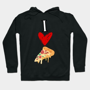 I love Pizza, cute design Hoodie